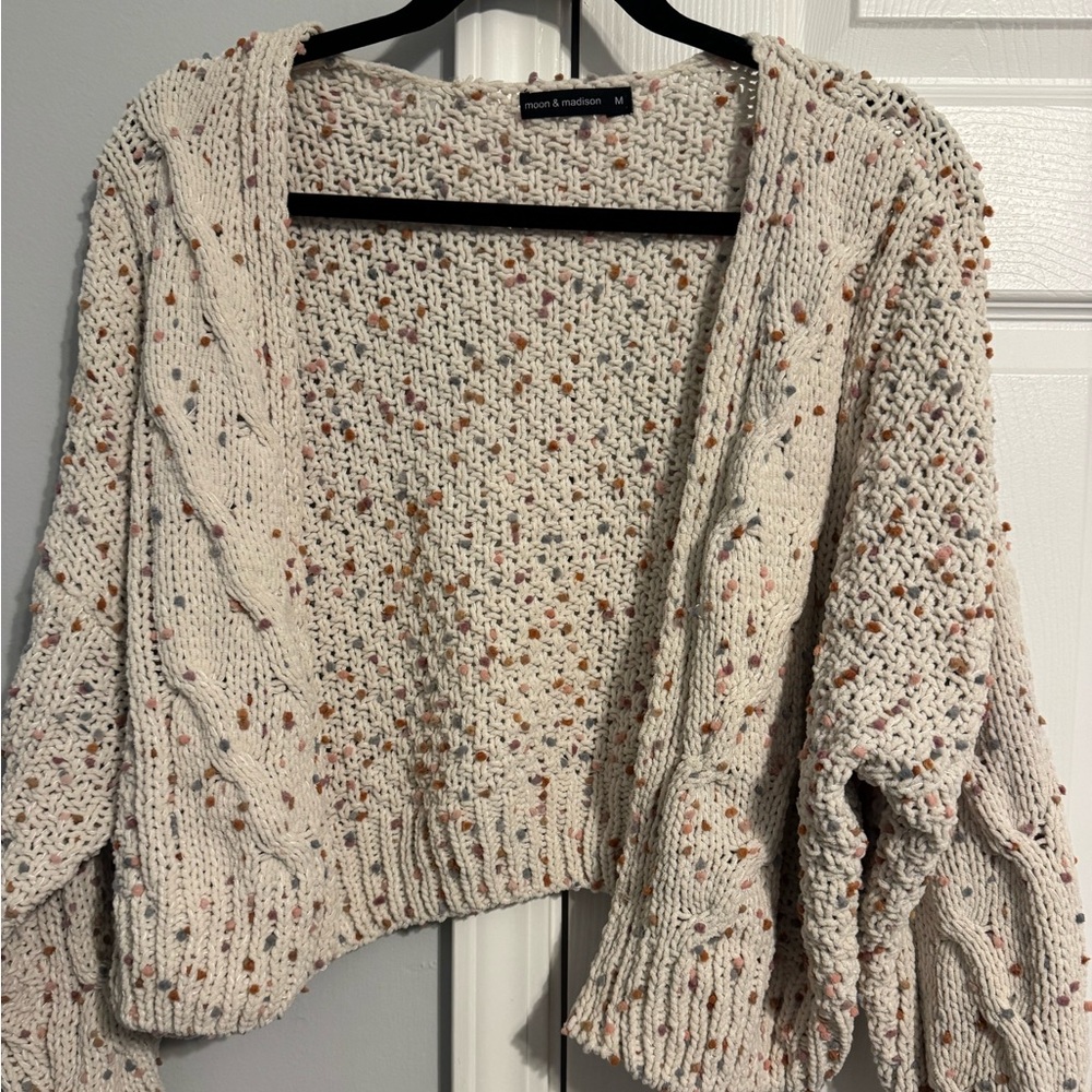 Moon & Madison Multicolor Knit Cardigan